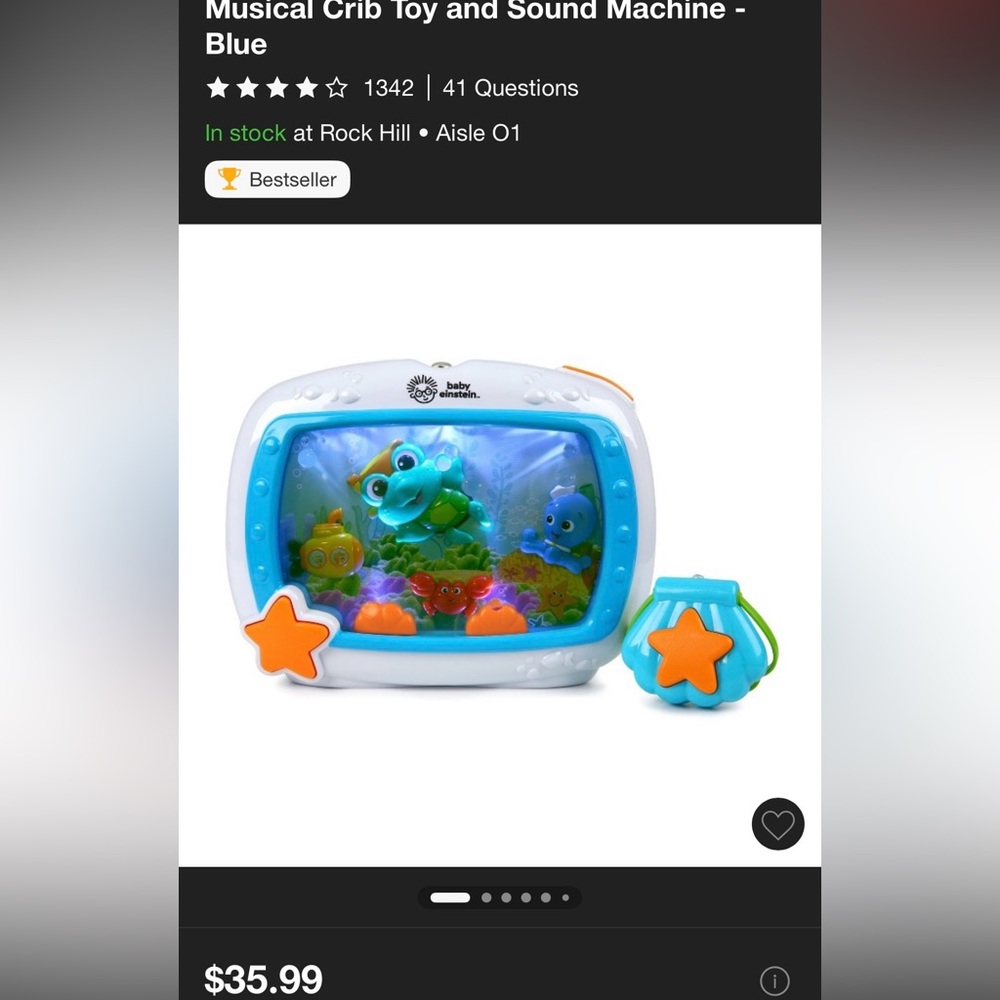 Baby Einstein Sea Dreams Soother